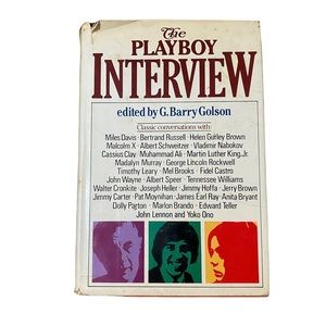 The Playboy Interview 1st Edition Hardcover Book